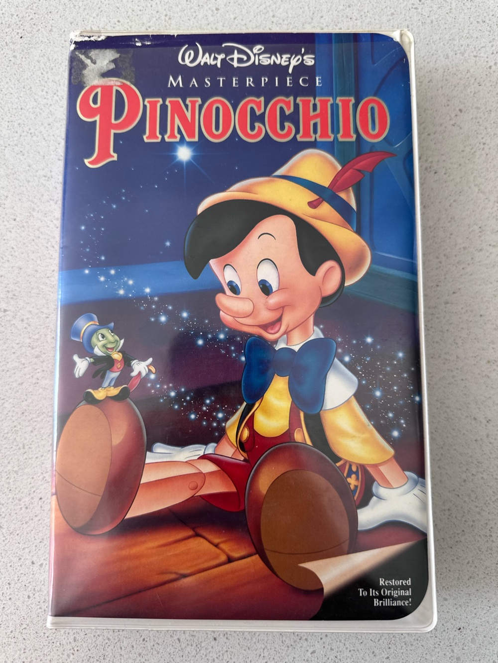 Disney Pinocchio VHS